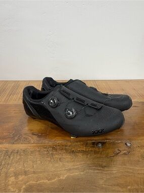 Men's BOA Black Road Cycling Shoes with Dual Dial Closure